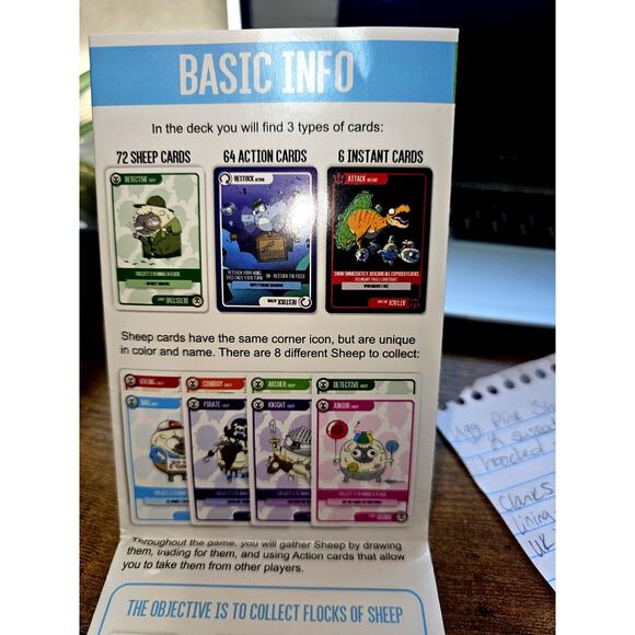 Sheep in Disguise Card Game ALL Cards And Materials - Picture 5 of 5